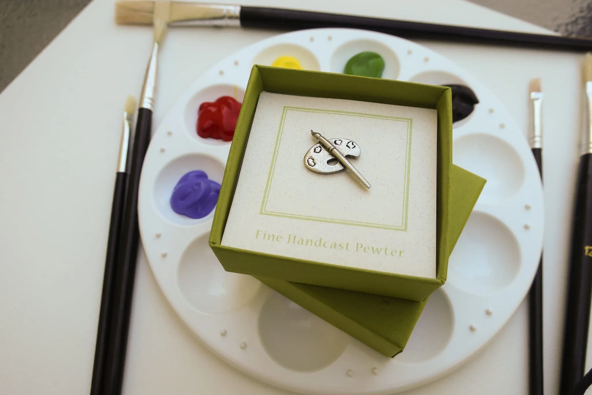 Art Palette Lapel Pin