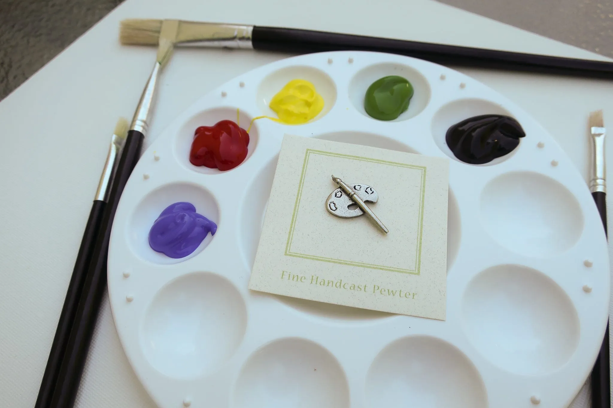 Art Palette Lapel Pin