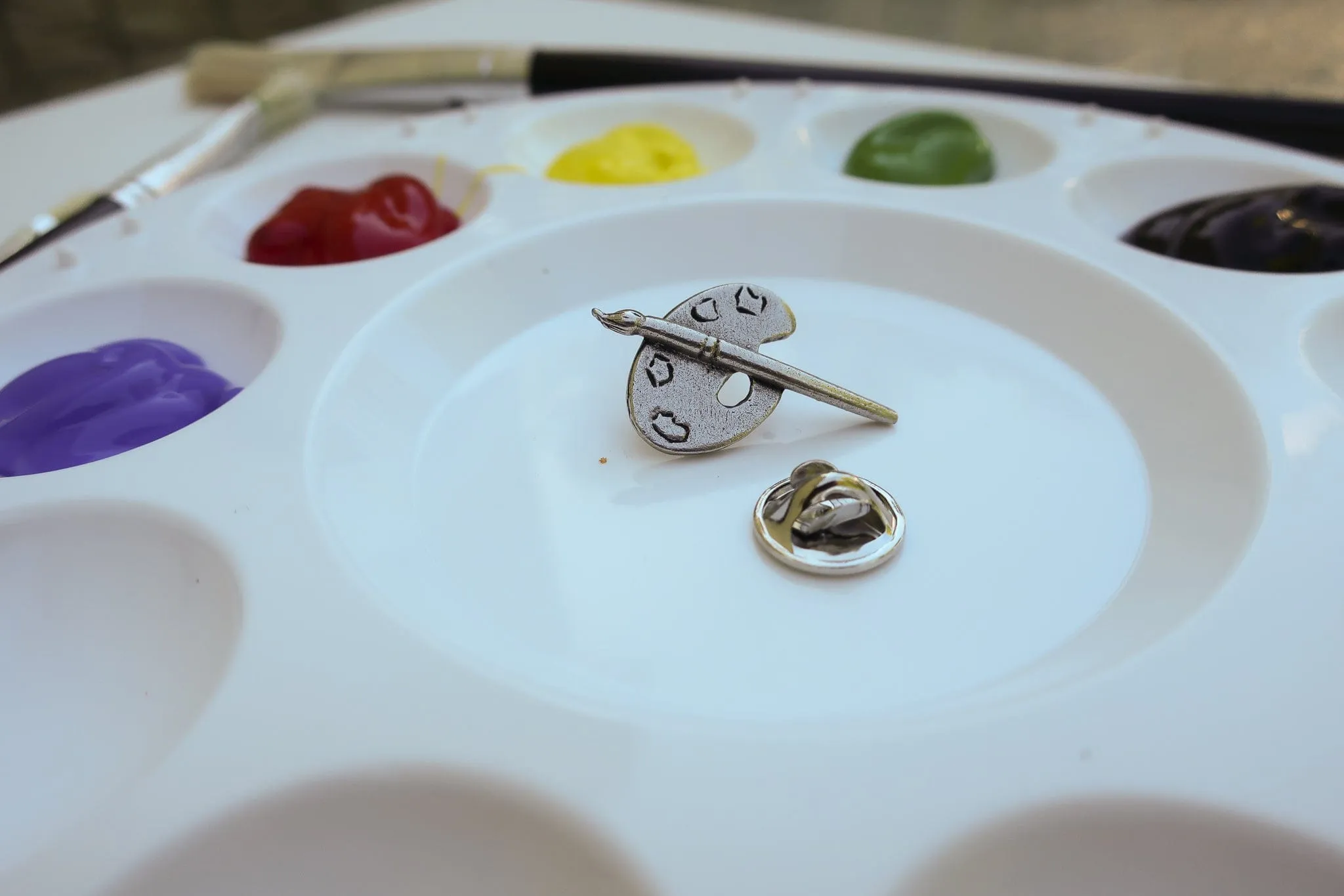 Art Palette Lapel Pin
