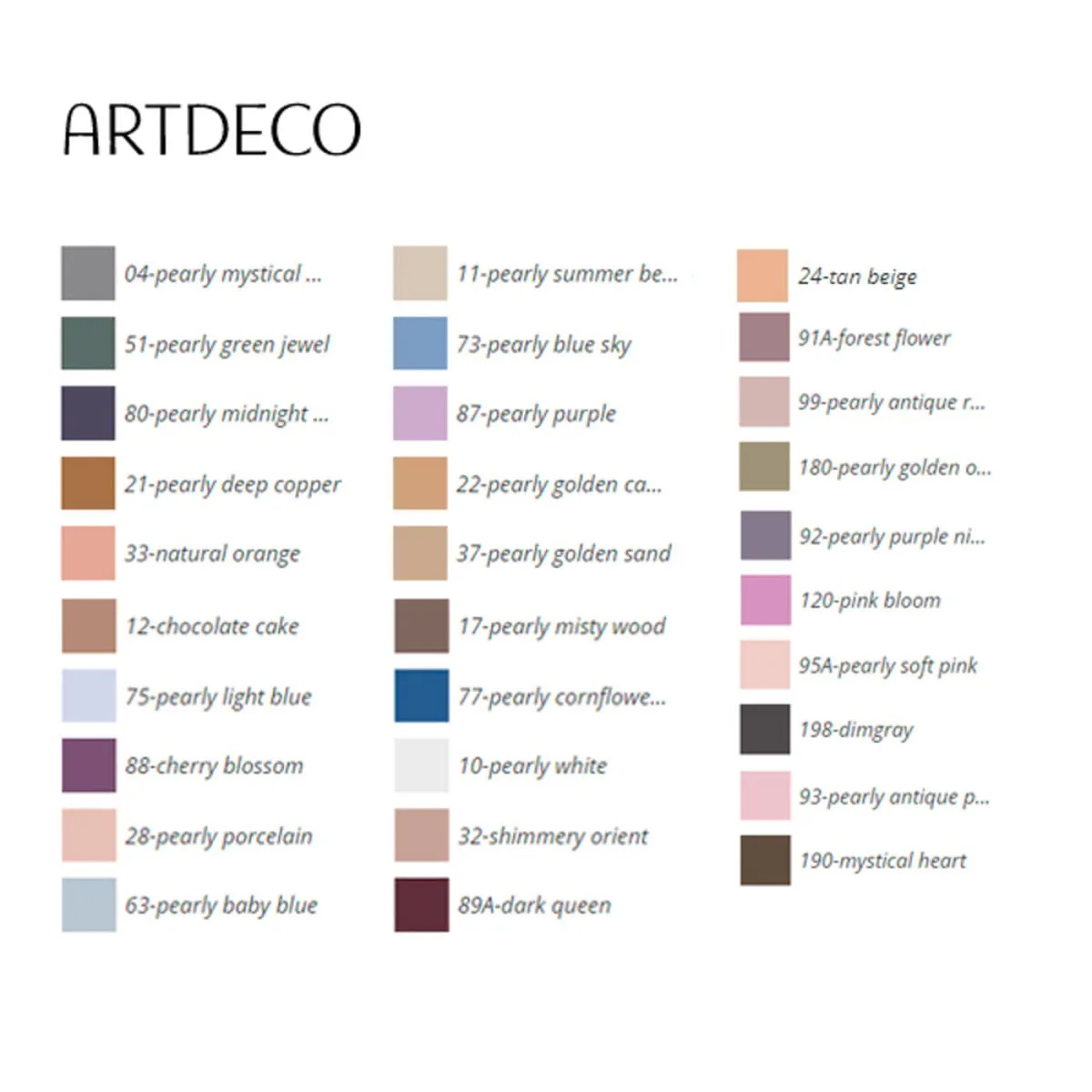 Artdeco Eyeshadow Pearl (10 Pearly White) 0,8 g