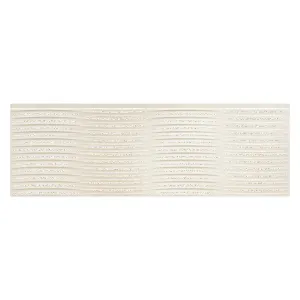 Astralis 9.8 in. x 29.5 in. Matte Alabaster White Ceramic Large Format Wall Tile (6.02 sq ft/case) - 3 Pack