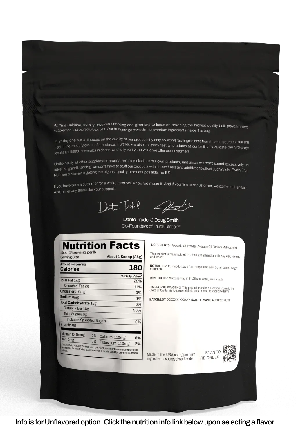 Avocado Oil Powder - non-GMO (1lb.)