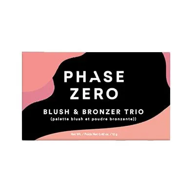 Award Winning Phase Zero Blush & Bronzer Trio Palette