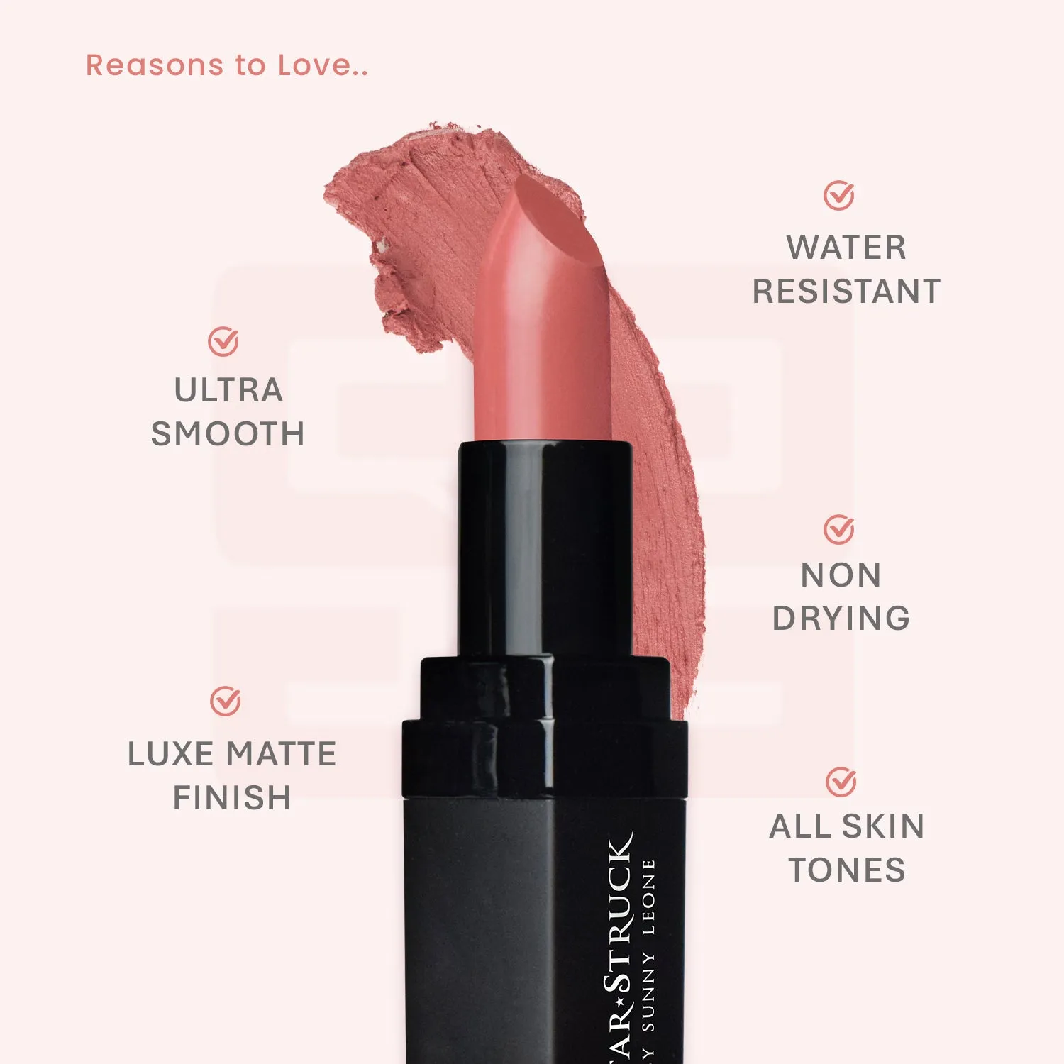 Baby Doll - Luxe Matte Lipstick, Nude Pink | 4.2gms