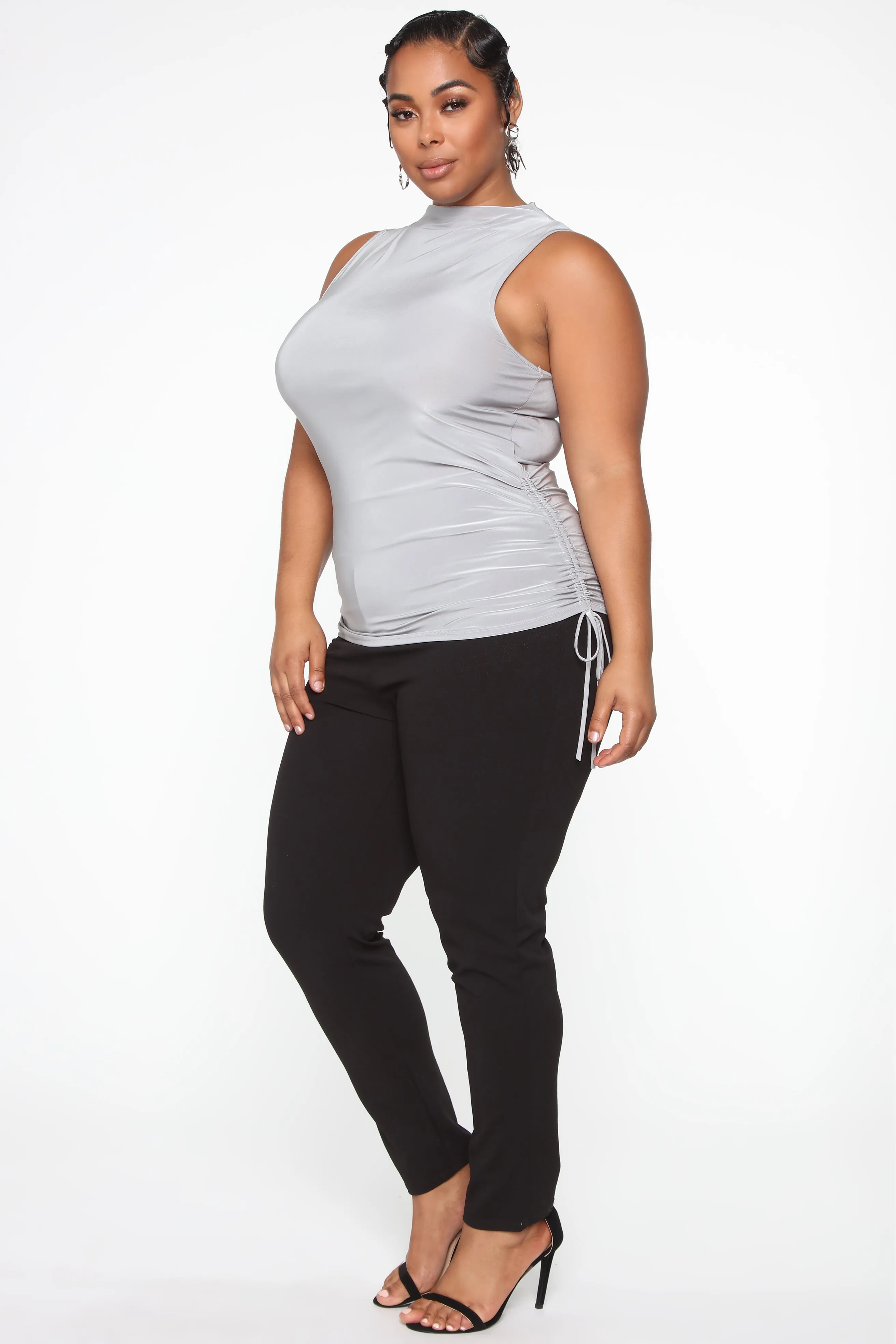 Back To Business Top - Silver