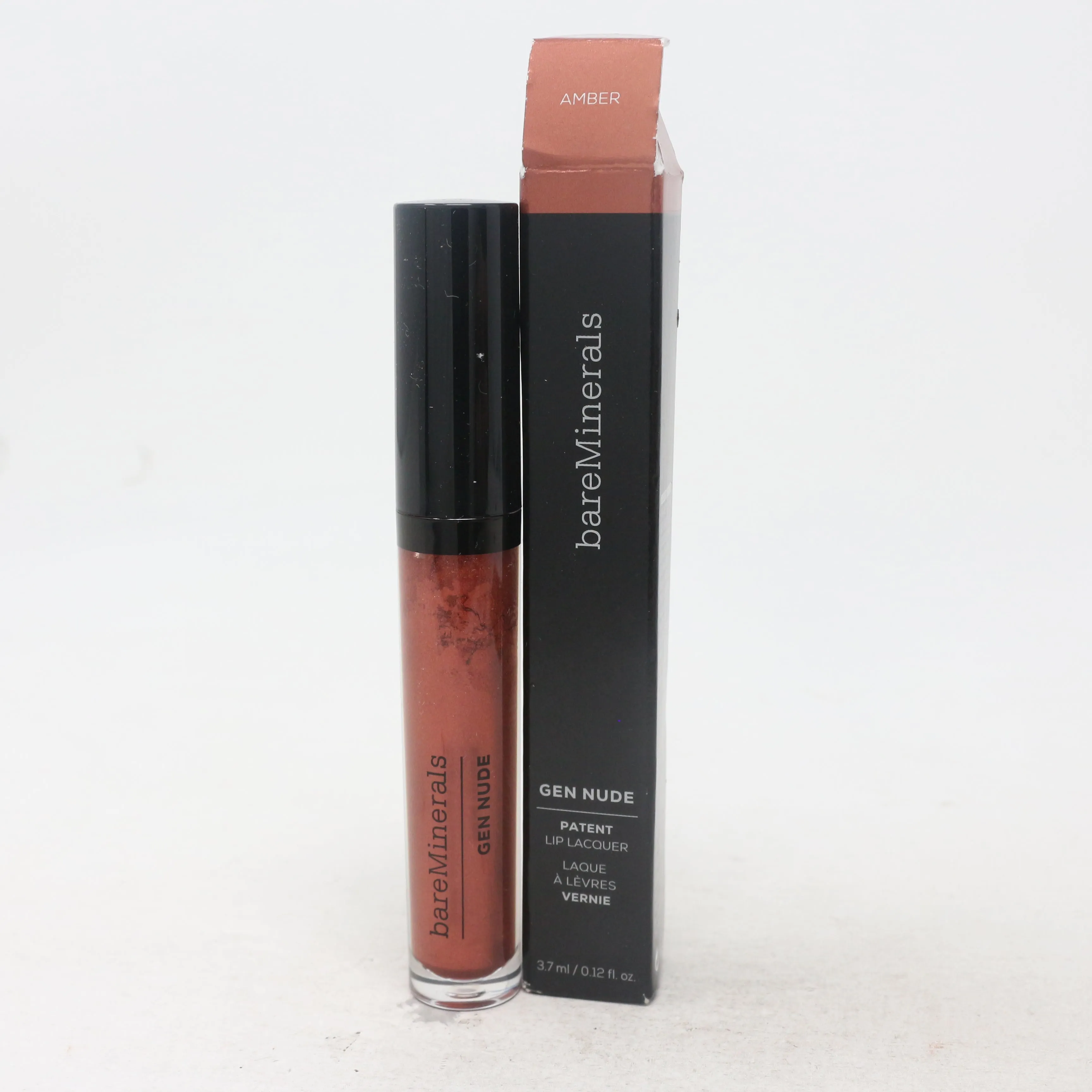 Bareminerals Gen Nude Patent Lip Lacquer  0.12oz/3.7ml New With Box
