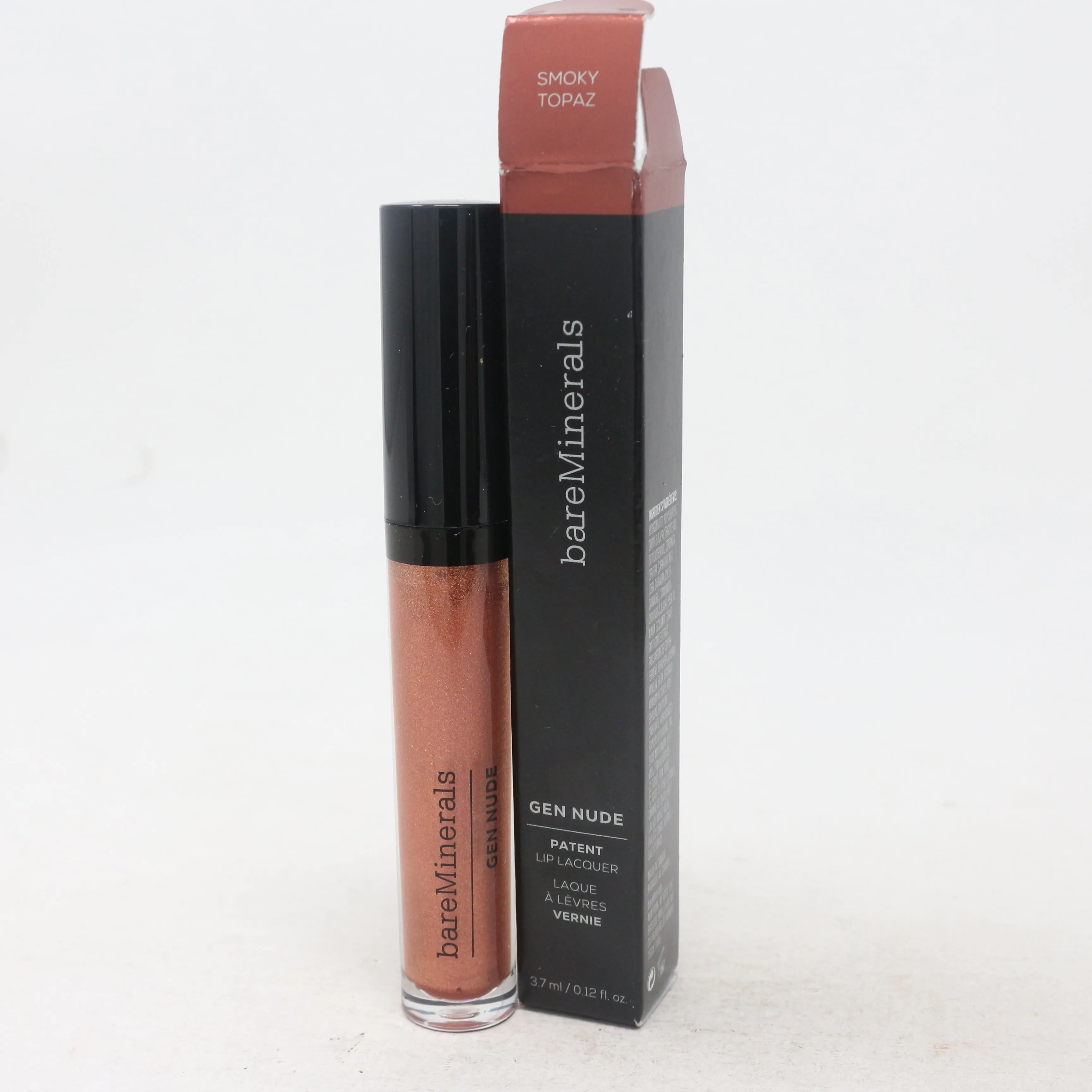 Bareminerals Gen Nude Patent Lip Lacquer  0.12oz/3.7ml New With Box