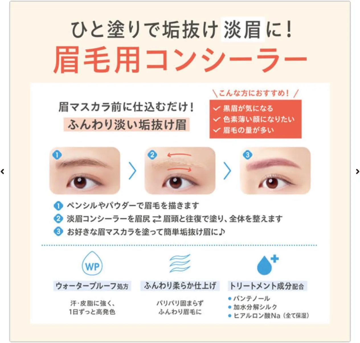 BCL Secret Salon Light Eyebrow Concealer 碧芯珞眉毛遮瑕膏 2.3g