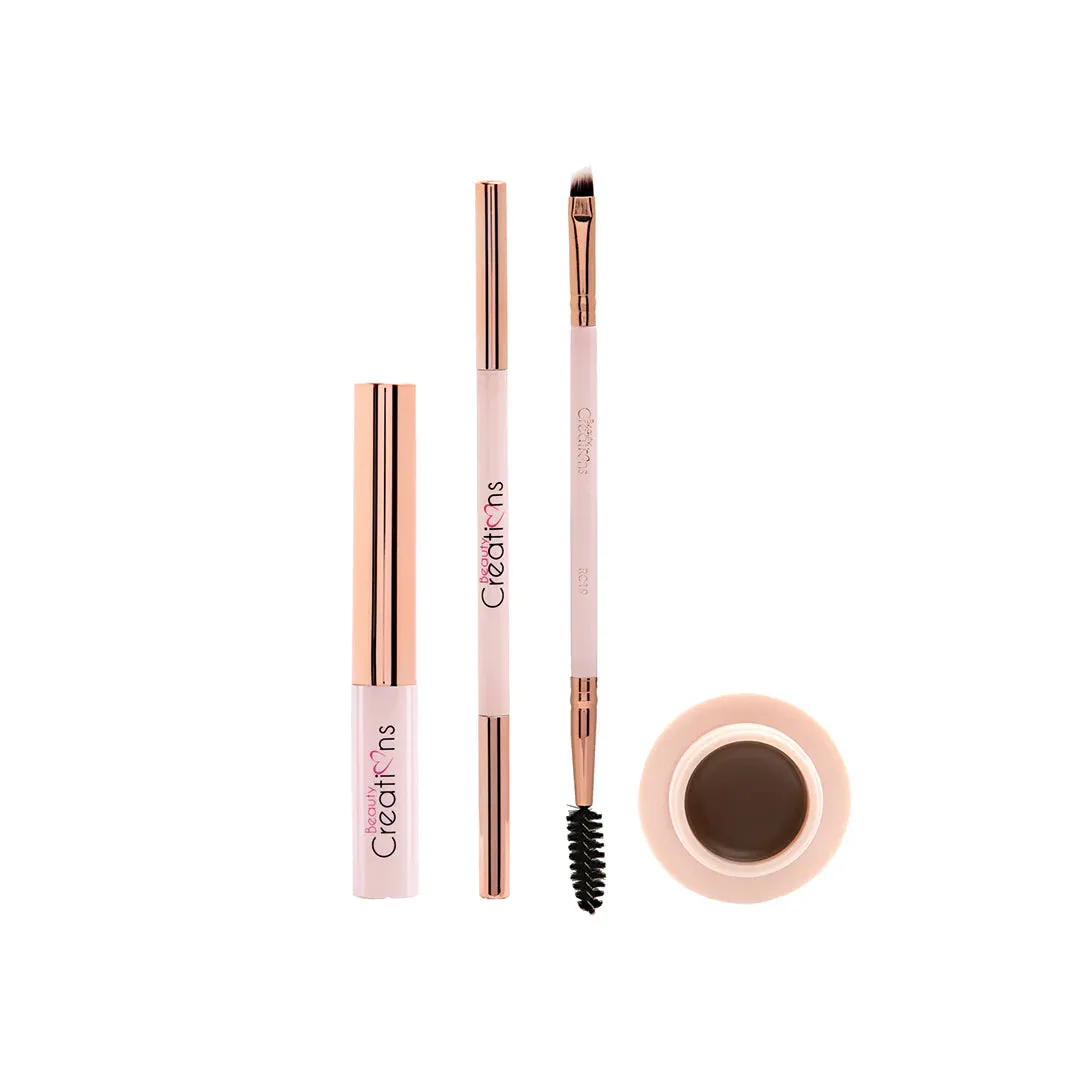 BEAUTY CREATIONS Brow Deliner 911 Esseintials مجموعة مكياج الحواجب