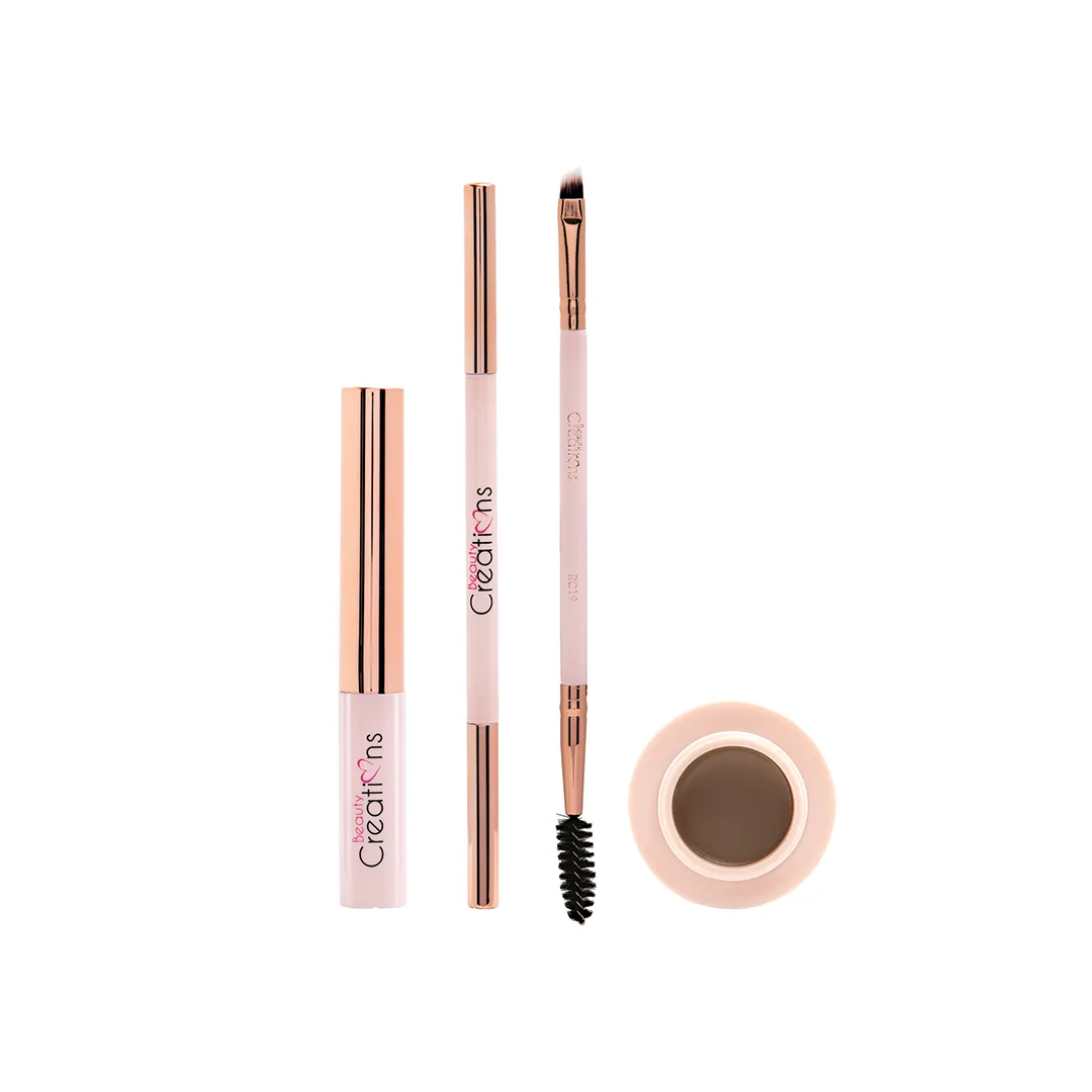 BEAUTY CREATIONS Brow Deliner 911 Esseintials مجموعة مكياج الحواجب