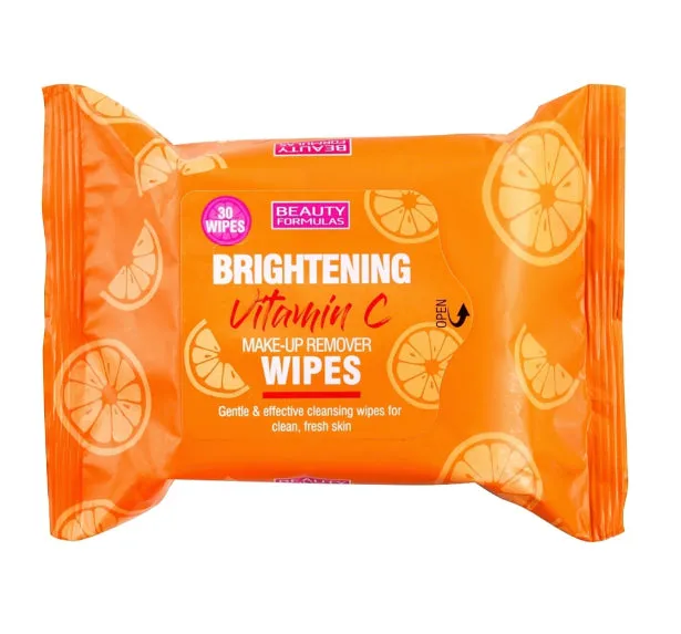 Beauty Formulas - Brightening Vitamin C Make up Remover Wipes