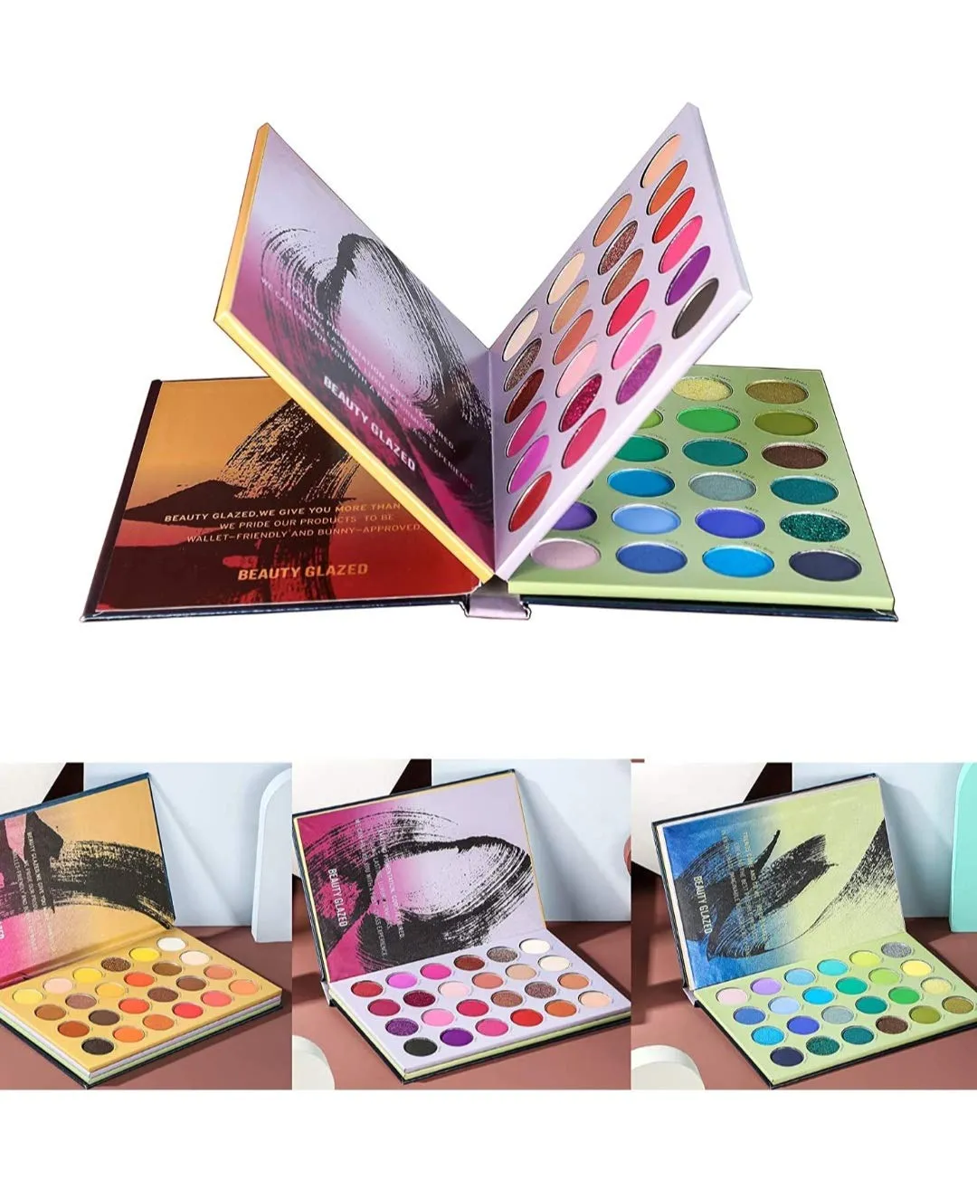 Beauty Glazed 72 Colors Eyeshadow Shade Book