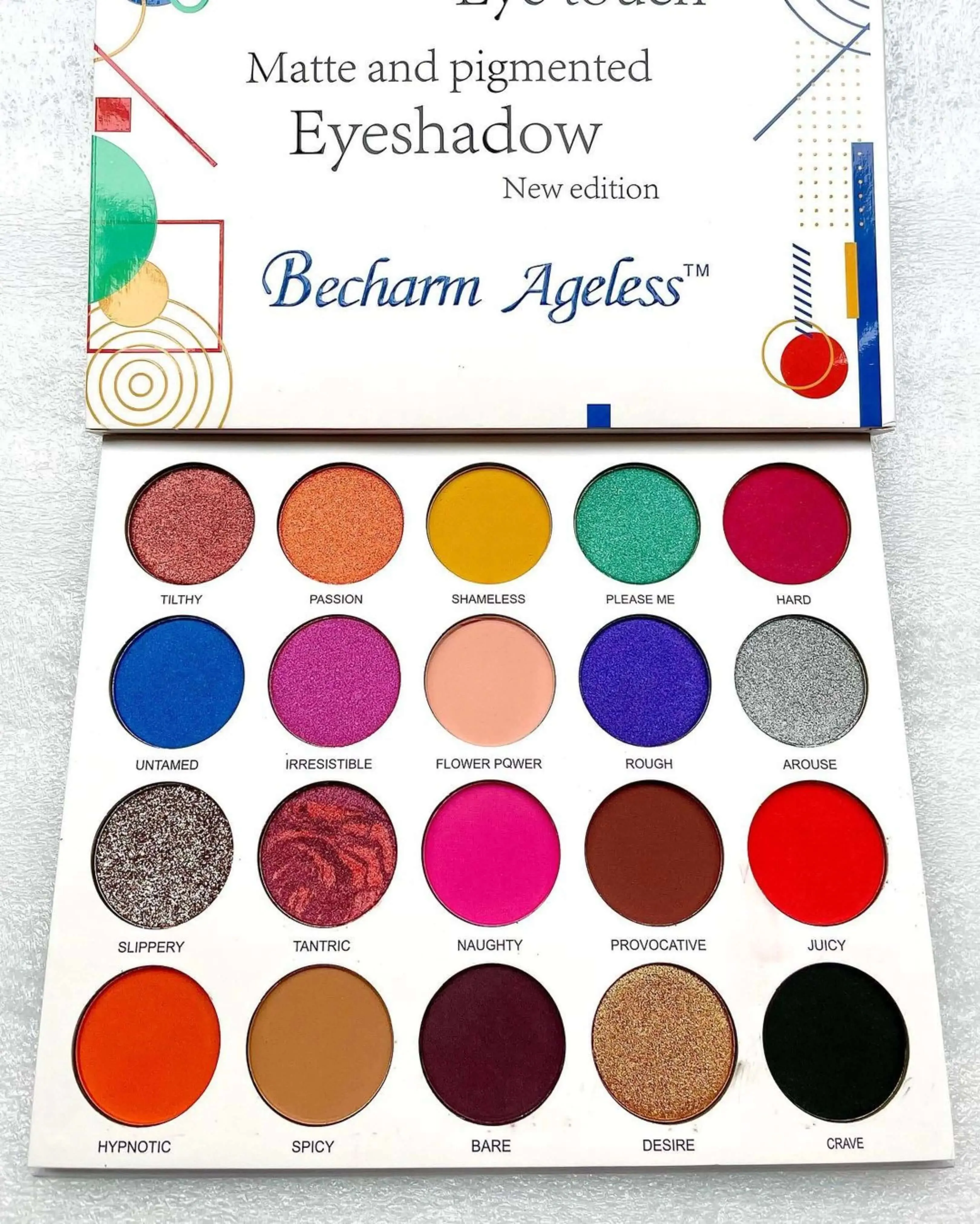 Becharm Wishful Eye Touch Matte and Pigmented eyeshadow