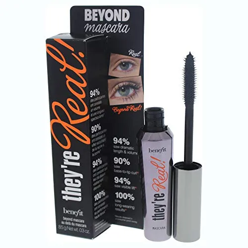 Benefit Cosmetics They're Real! Lengthening Mascara Travel Size Black Mini 0.14 Ounce