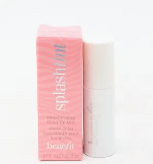 Benefit Splashtint Travel Size Moisturizing Lip Tint 0.07oz  New With Box