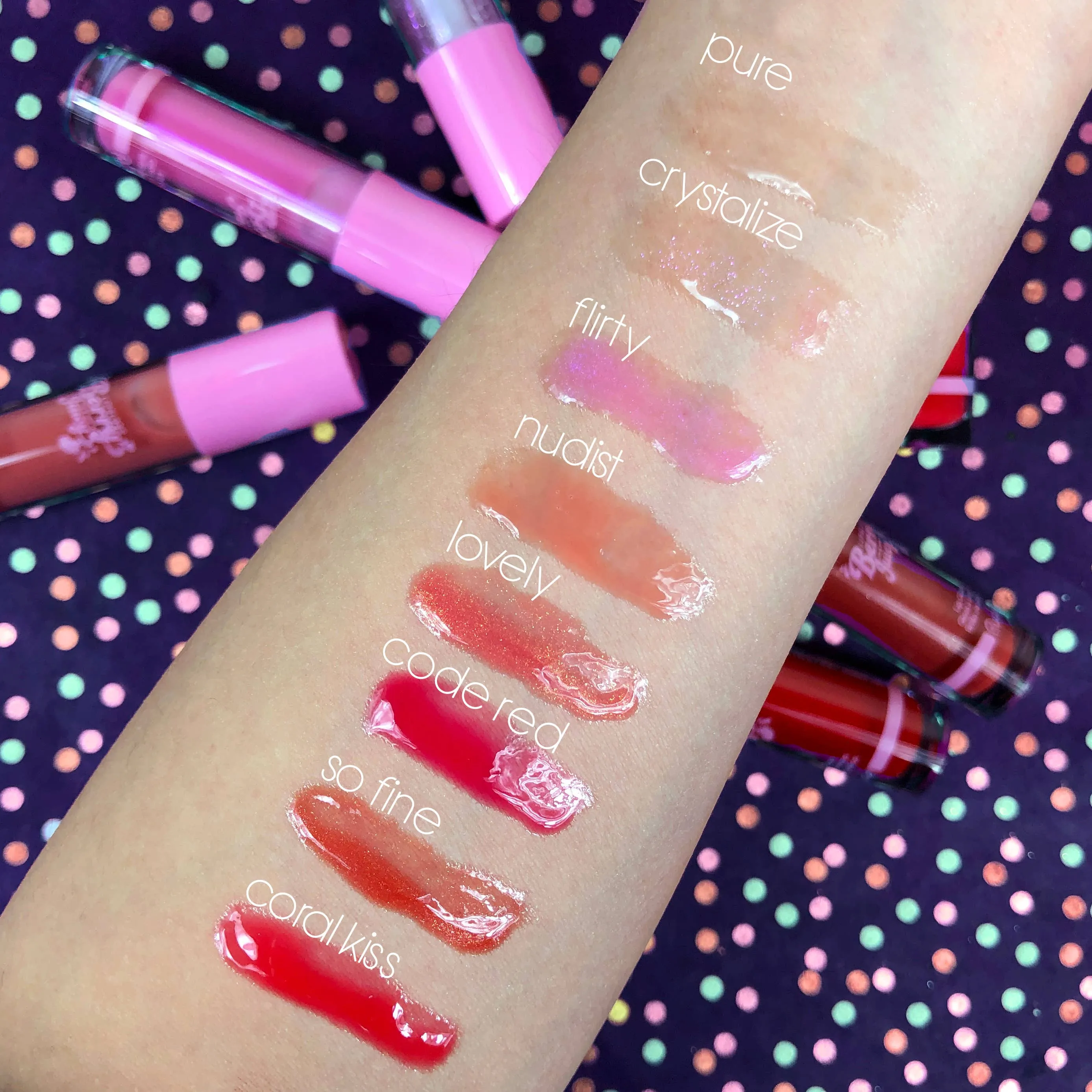 Berry Juicy Lip Gloss Set - Shimmer
