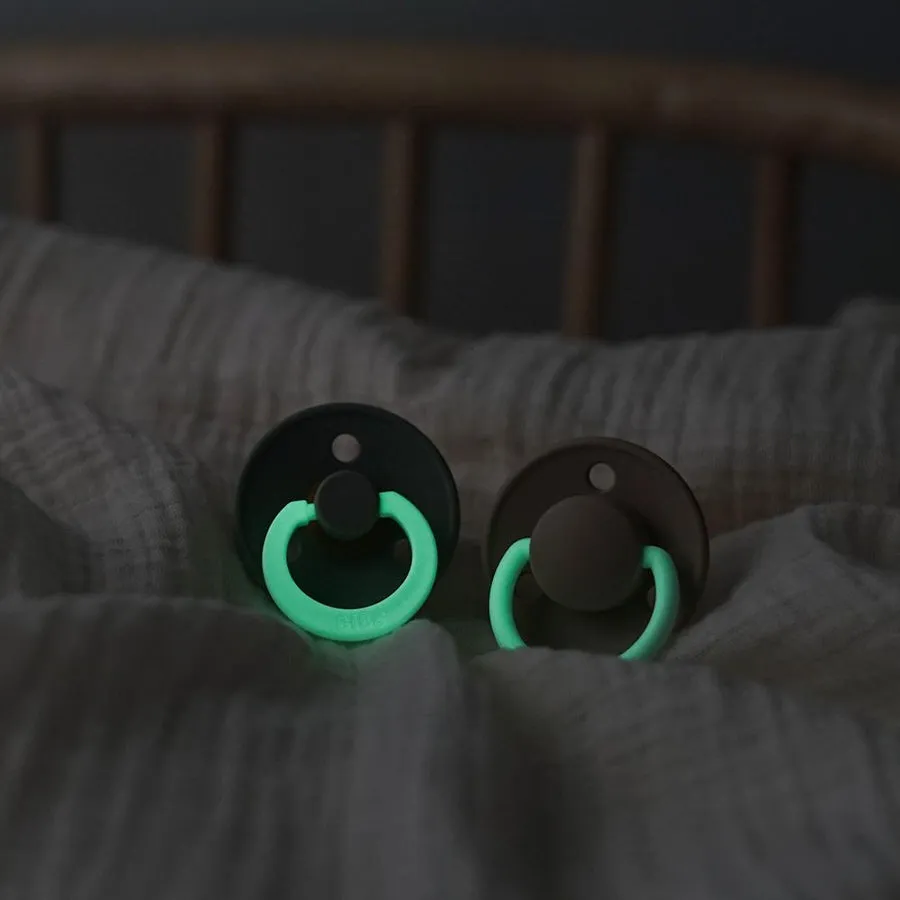 BIBS Pacifier 2 Pack Glow - Sage Glow / Cloud Glow