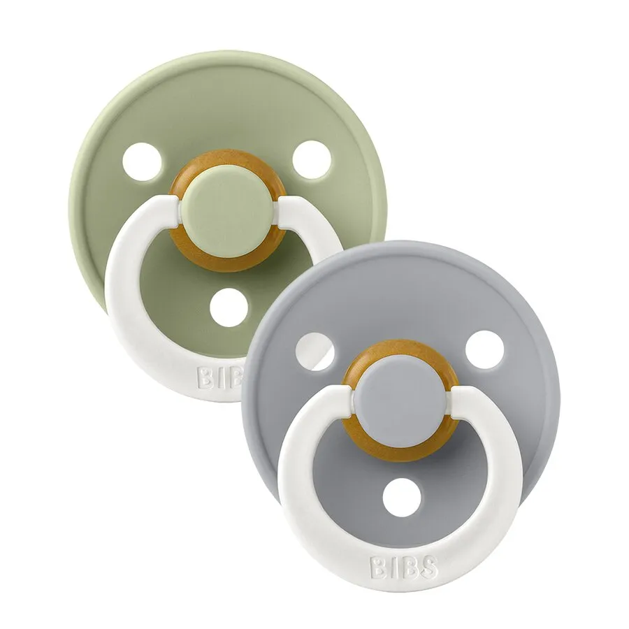 BIBS Pacifier 2 Pack Glow - Sage Glow / Cloud Glow