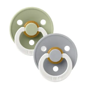 BIBS Pacifier 2 Pack Glow - Sage Glow / Cloud Glow