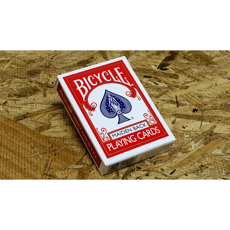 Bicycle Maiden Back RED by US Playing Card Co