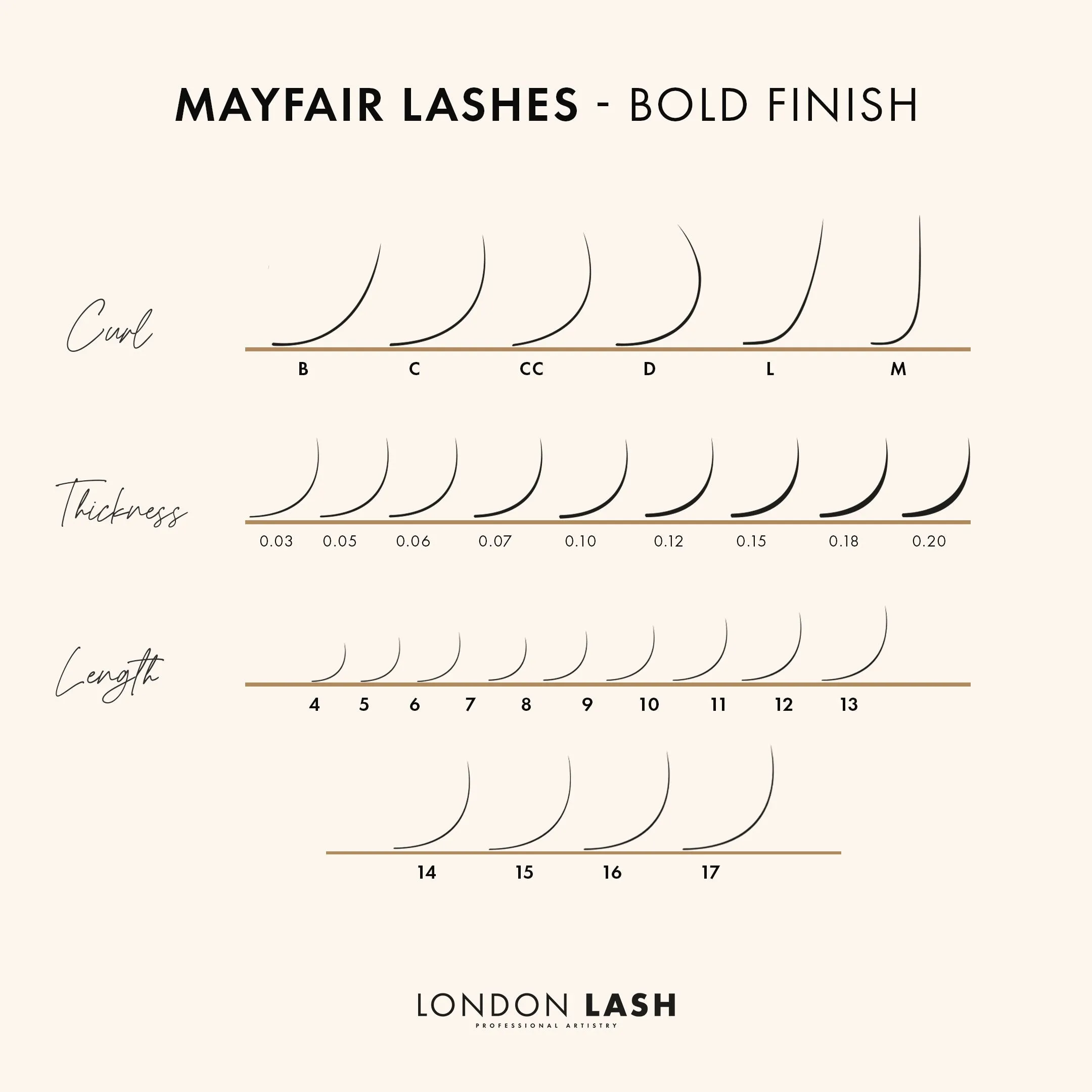 Black Brown Faux Mink Mayfair Lashes 0.07