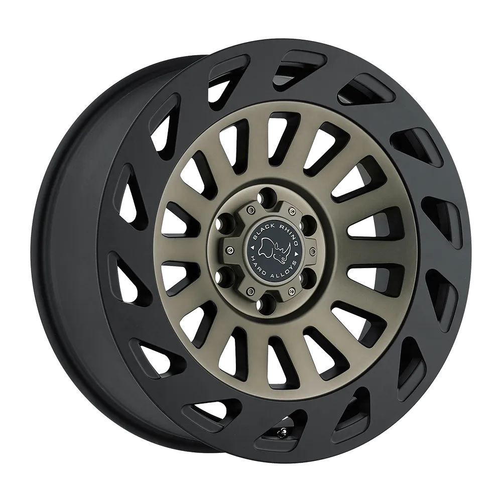 Black Rhino Madness 18X9 5X127 -12 mm Dark Tint Machine Face W/ Matte Black Lip
