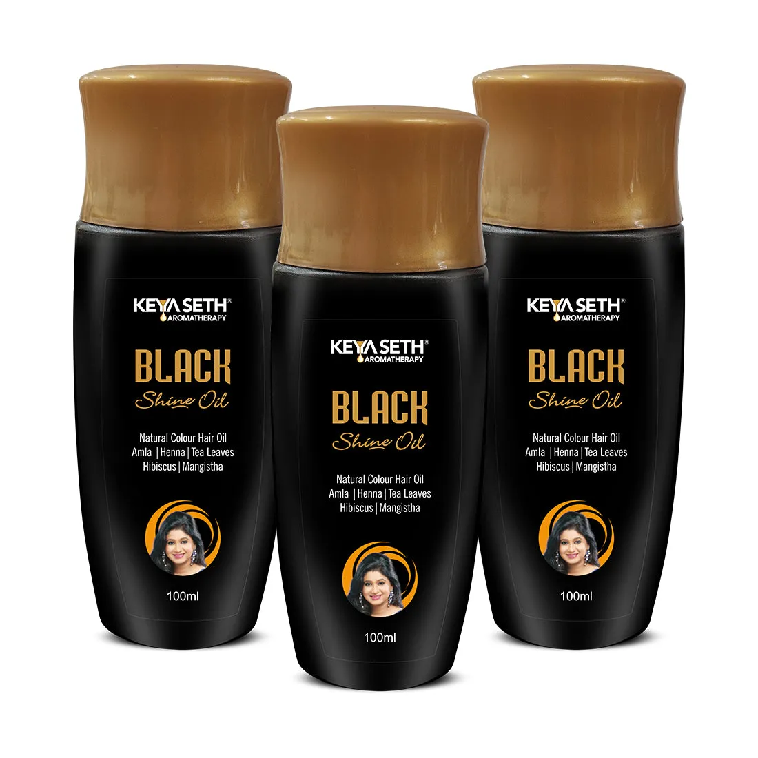 Black Shine Oil, Natural Hair Color for Gray & White Hair with Essential Oil & Herbs Extract for Men & Women- Ammonia Free, Hydrogen Peroxide Free