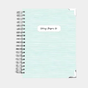 Blue Stripes | All-In-One Planner (Daily, Weekly & Monthly)
