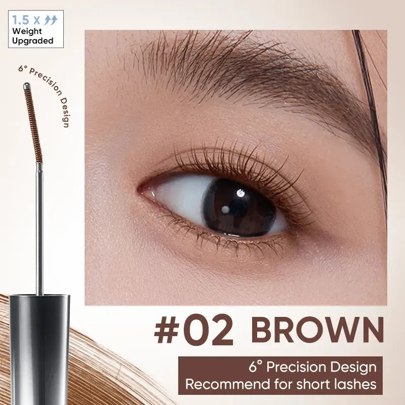 Brand New - Iron Mascara 6°Curling Design #02 Brown