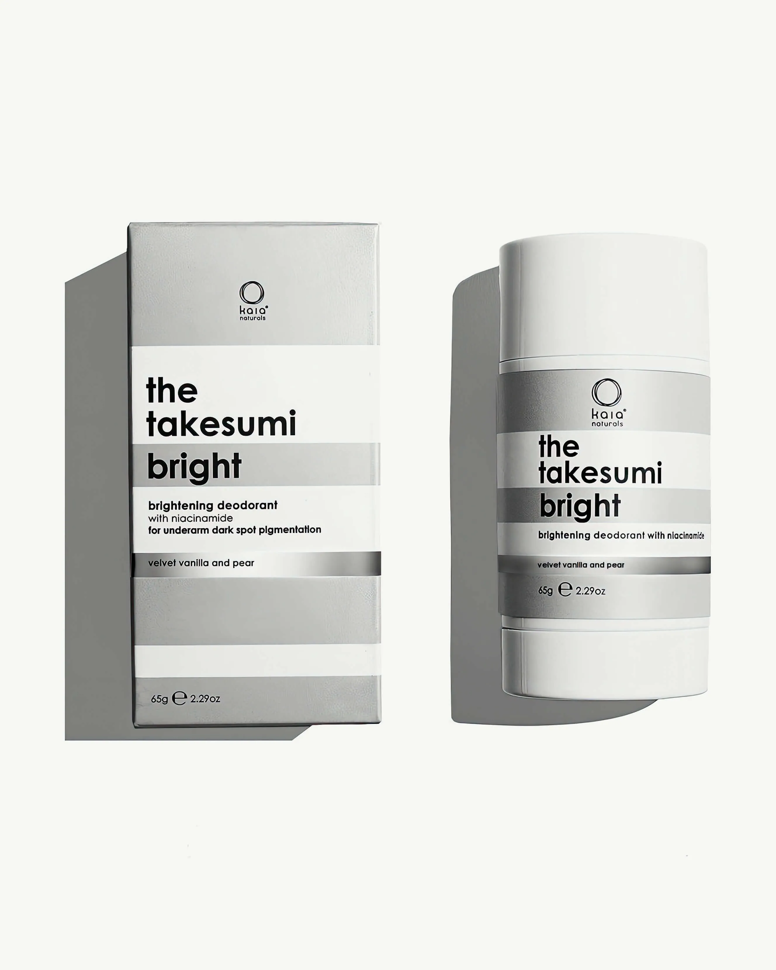 Brightening Deodorant   Body Balm with Niacinamide Velvet Vanilla and Pear