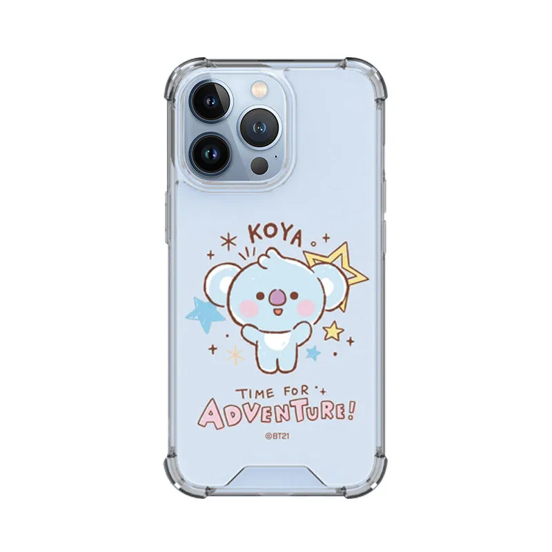BT21 Clear Air Cushion Reinforced Case Cover