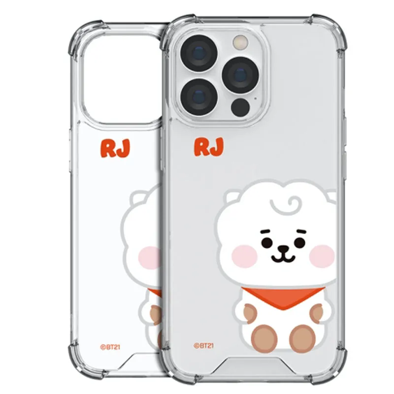 BT21 Clear Air Cushion Reinforced Case Cover