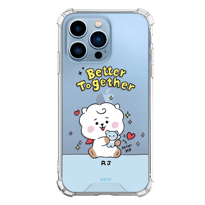 BT21 Clear Air Cushion Reinforced Case Cover
