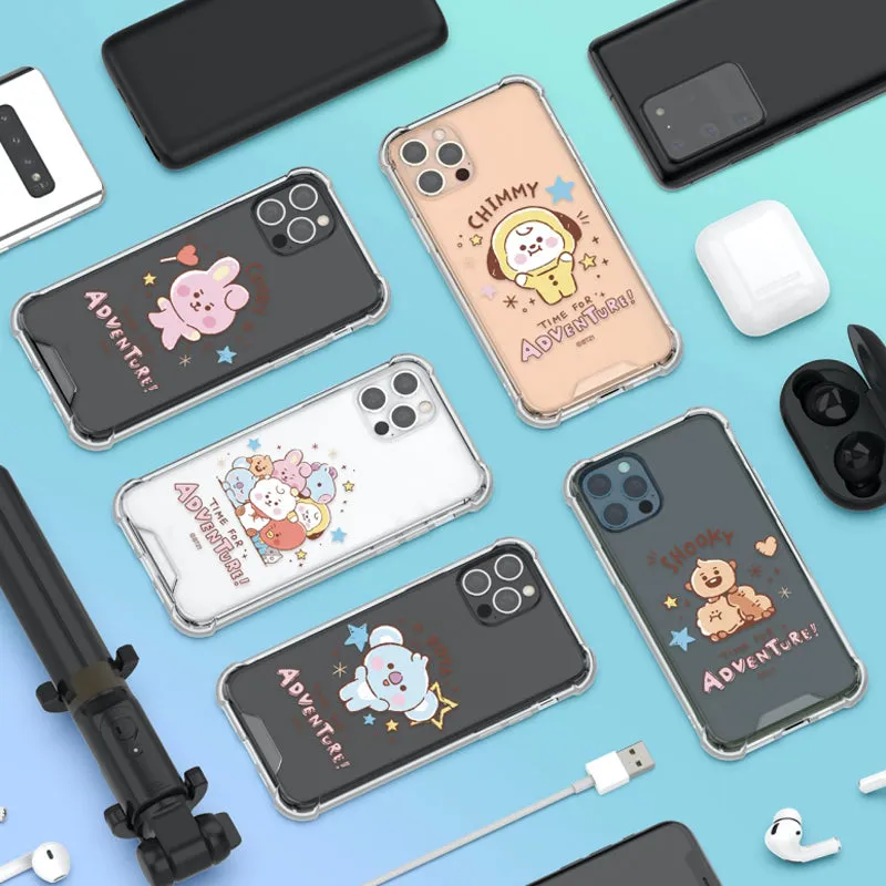 BT21 Clear Air Cushion Reinforced Case Cover