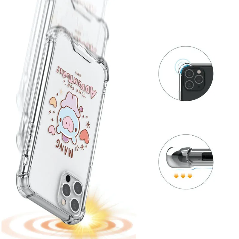 BT21 Clear Air Cushion Reinforced Case Cover