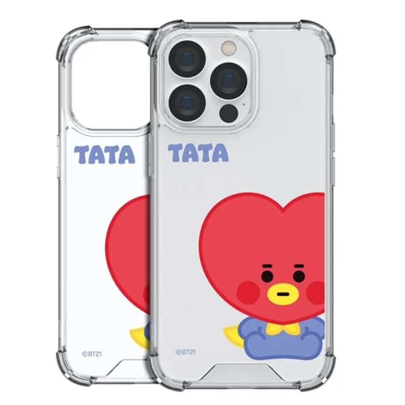BT21 Clear Air Cushion Reinforced Case Cover