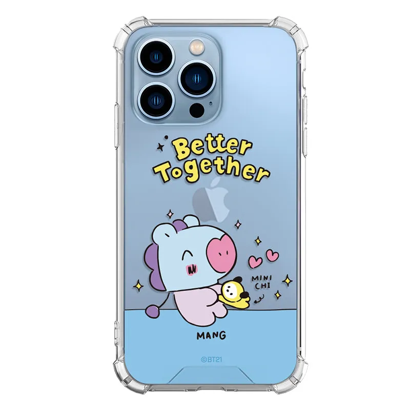 BT21 Clear Air Cushion Reinforced Case Cover
