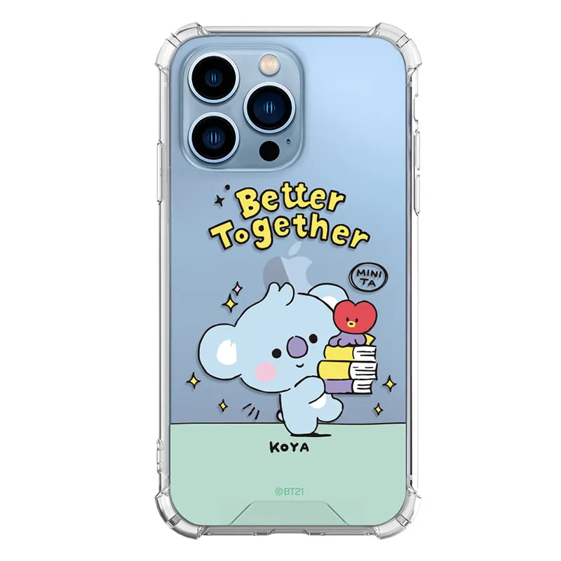 BT21 Clear Air Cushion Reinforced Case Cover