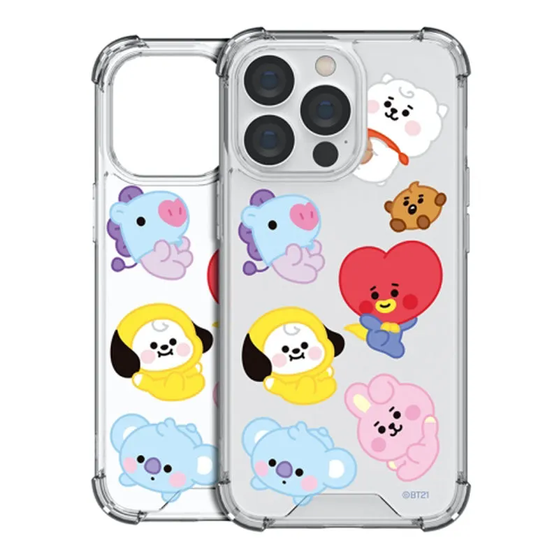 BT21 Clear Air Cushion Reinforced Case Cover