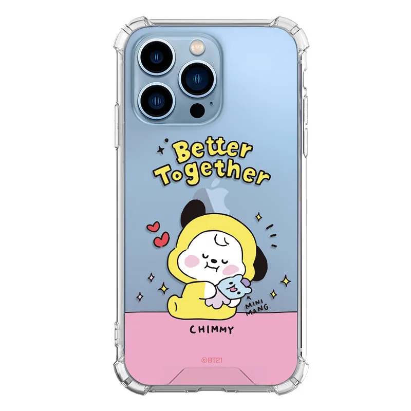 BT21 Clear Air Cushion Reinforced Case Cover