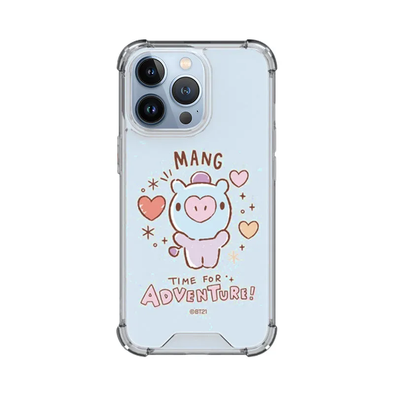 BT21 Clear Air Cushion Reinforced Case Cover