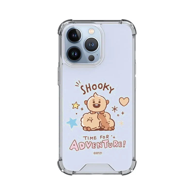 BT21 Clear Air Cushion Reinforced Case Cover