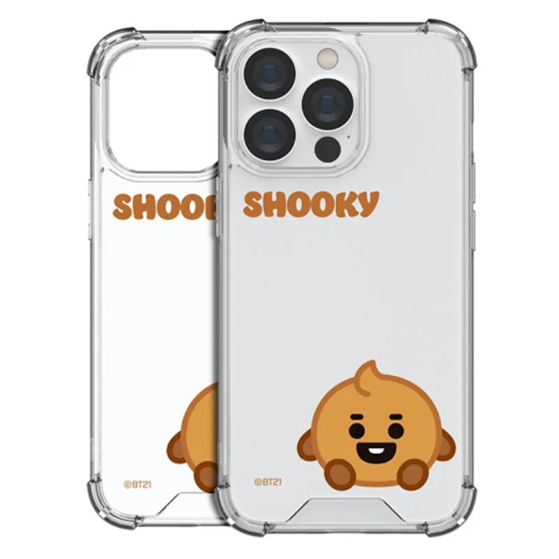BT21 Clear Air Cushion Reinforced Case Cover
