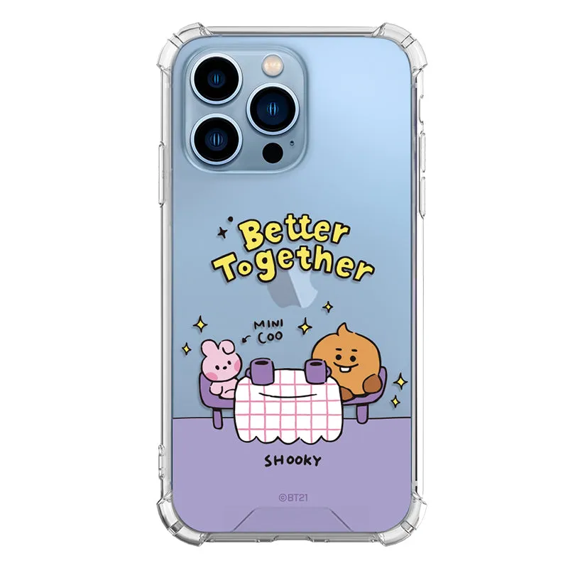 BT21 Clear Air Cushion Reinforced Case Cover