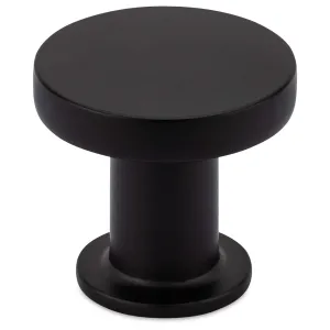 Cabinet Knob, Contemporary Round, 1 3/16 In. Diameter