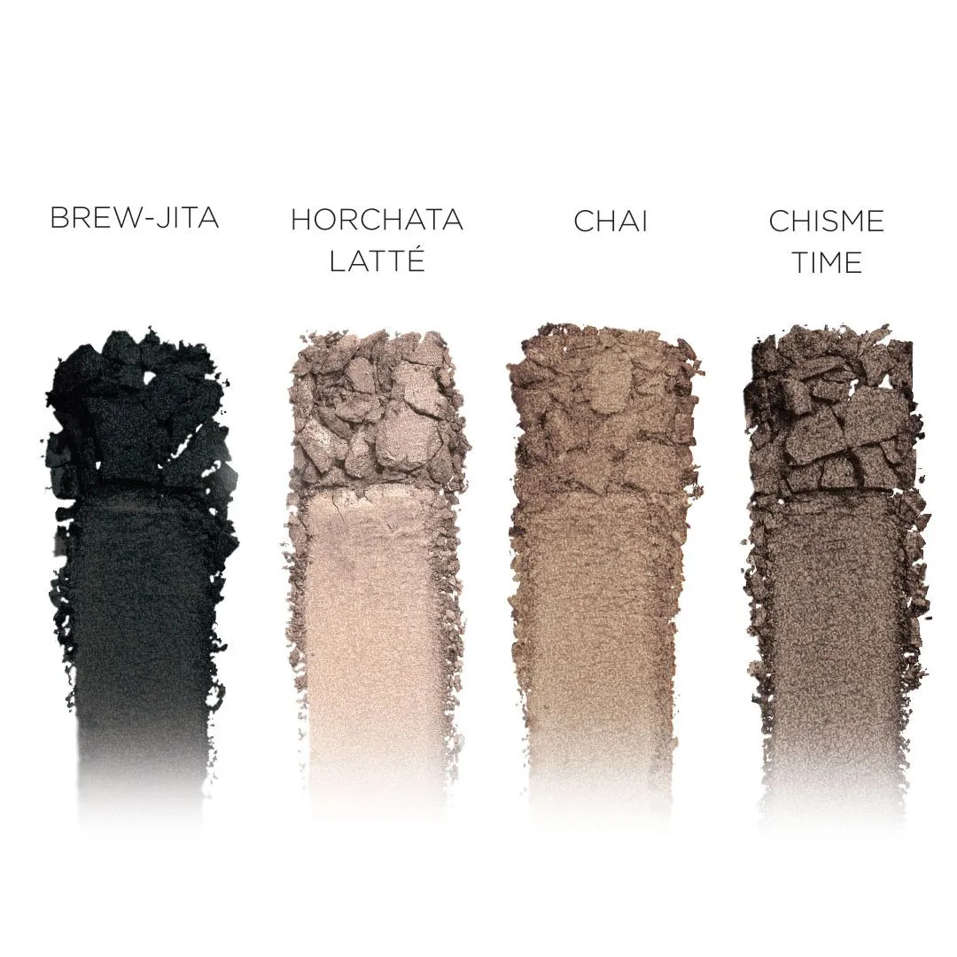 Cafecito Eyeshadow Palette   Dual Ended Brush