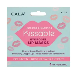 Cala 5 Piece Hydrogel Lip Mask Rose Collagen Hydrating