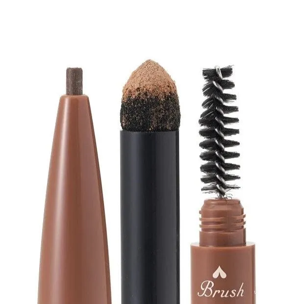 Canmake 3in1 Eyebrow Powder Pencil Brush