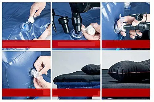 Car Air Bed Travel Inflatable Mattress Back Seat Cushion Outdoor Sofa