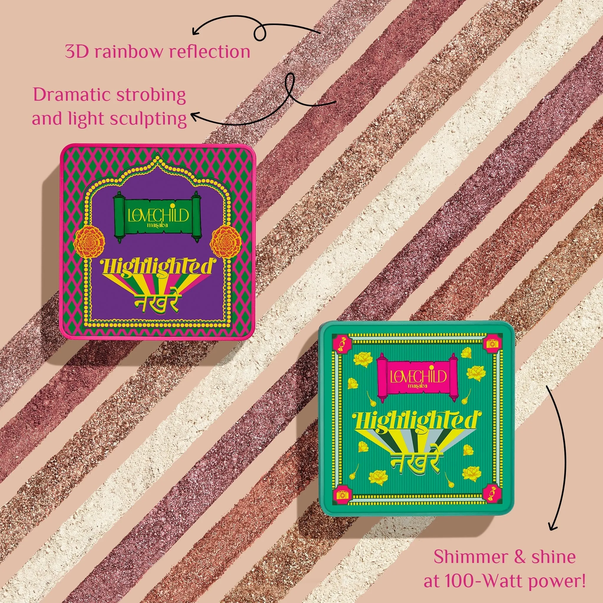 Chandni- Highlighted Nakhre  Shimmery Face Highlighter
